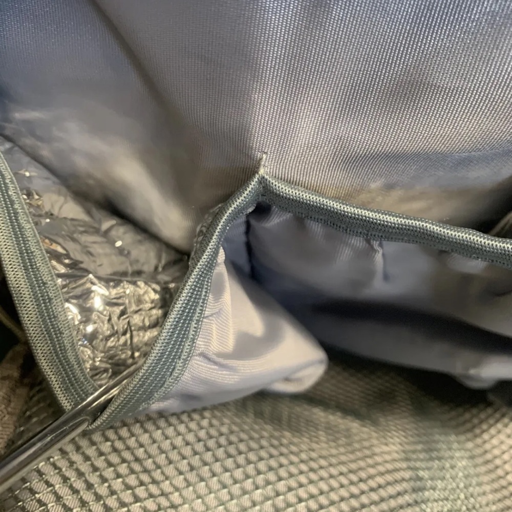 Diaper Bag Gray Multi Function Usb Battery Access… - image 3